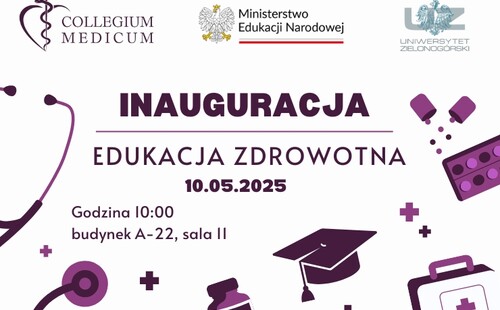 Uroczysta inauguracja I edycji kwalifikacyjnych studiów podyplomowych dla nauczycieli w zakresie edukacji zdrowotnej