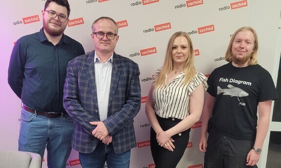 Studenci Collegium Medicum UZ w Radiu Zachód