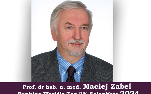 Prof. Maciej Zabel na liście Ranking World’s Top 2% Scientists 2024